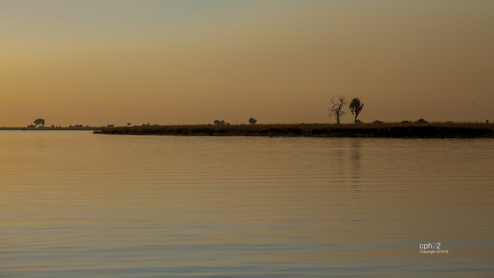 Atardecer en Botswana