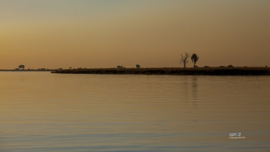 Atardecer en Botswana